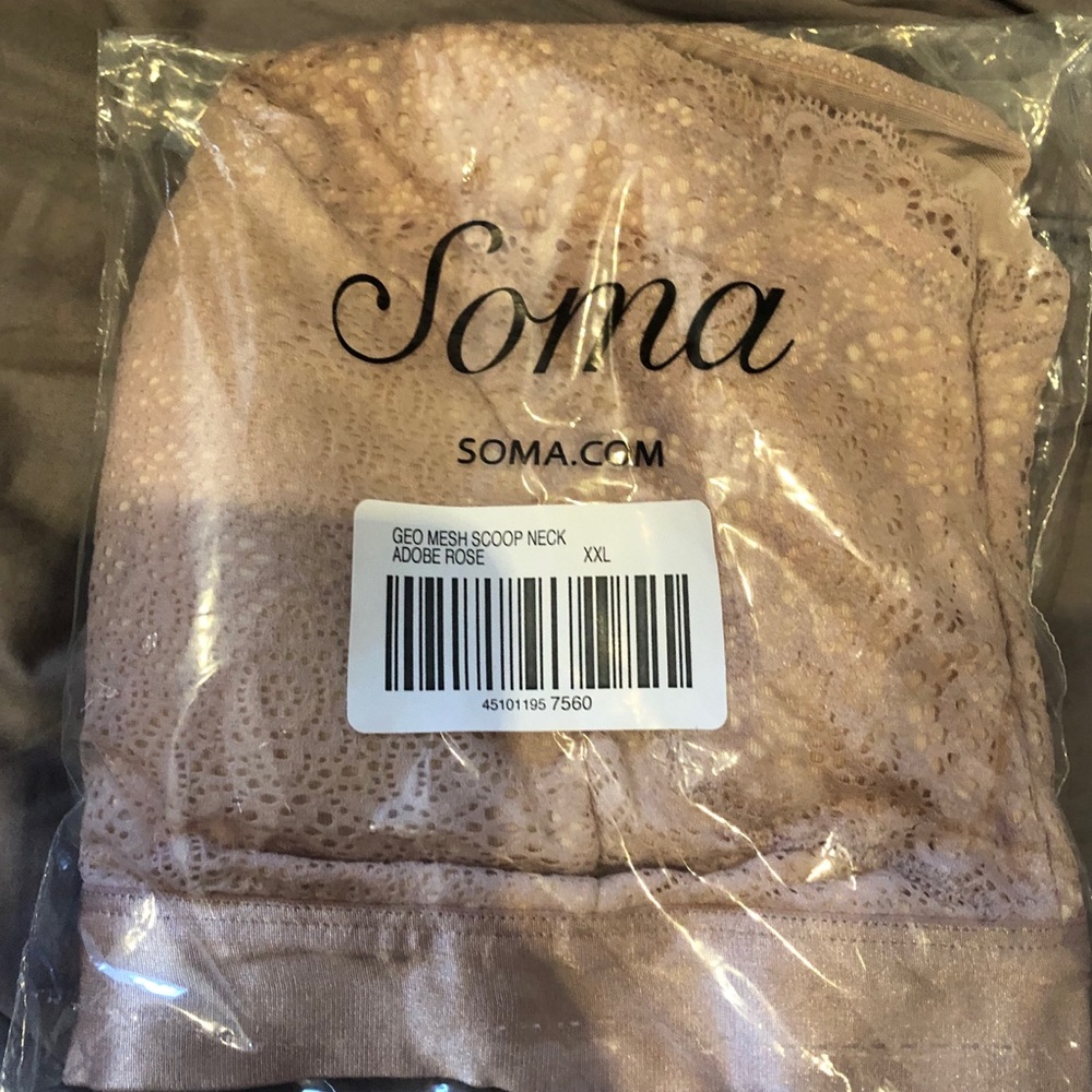 NWT IN PACKAGE GEO MESH SOMA BRALETTE